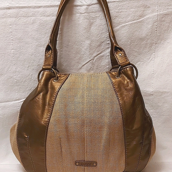 MEXX ♡ Beautiful Gold Bag - Picture 1 of 4